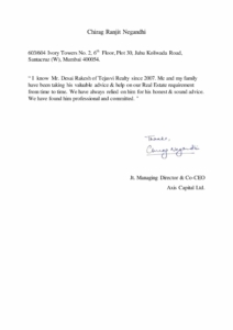 Tejasvi Realty Pvt Ltd Vile Parle West