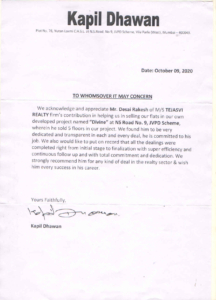 Tejasvi Realty Pvt Ltd Vile Parle West